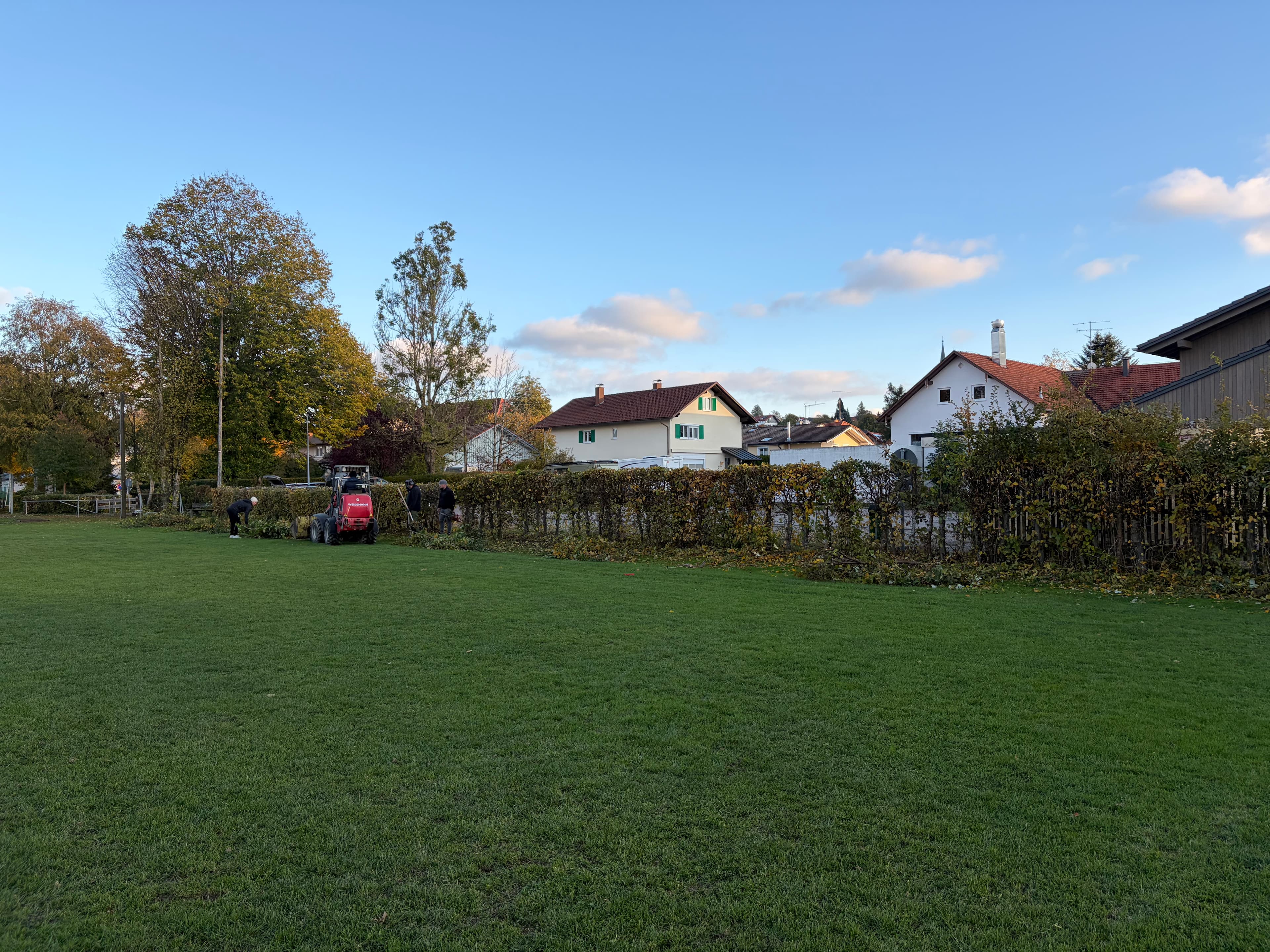 🍂 Der Sportplatz ist fit für den Winter! ⚽